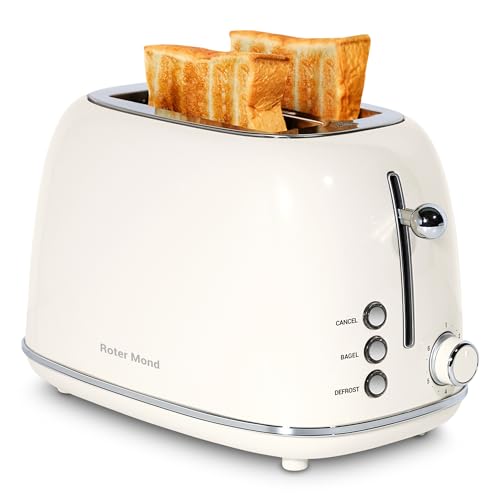 2 Slice Retro Stainless Steel Toaster with Extra Wide Slot A6166