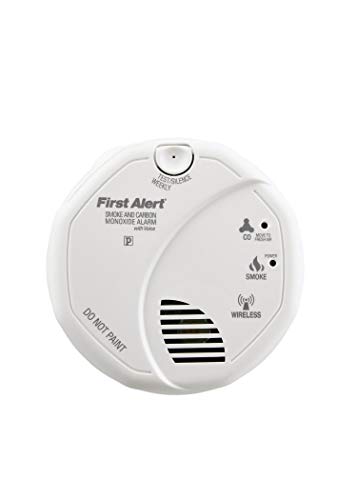 Battery Powered Photoelectric Smoke and Carbon Monoxide Combo Alarm with Voice K88099