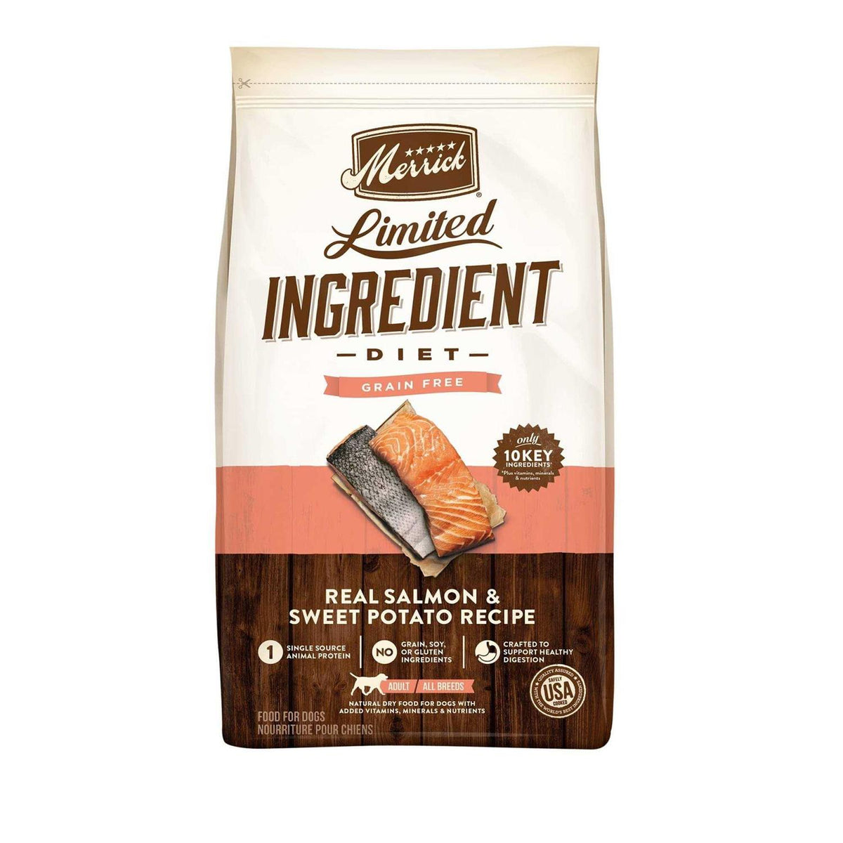 Limited Ingredient Diet Grain Free Real Salmon Sweet Potato Dry Dog Food Y14626