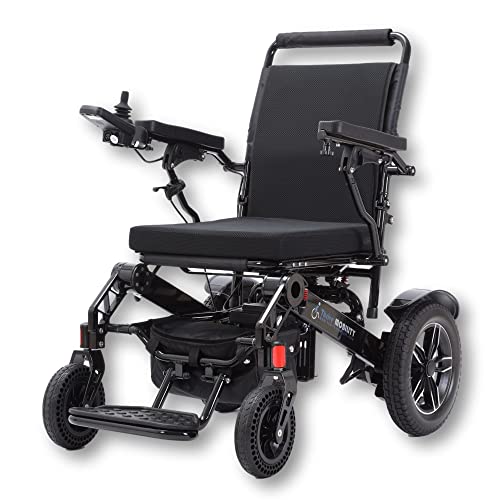 Lightweight Fold Electric Wheelchair (Blue, 17 Inches Seat Width) I1612
