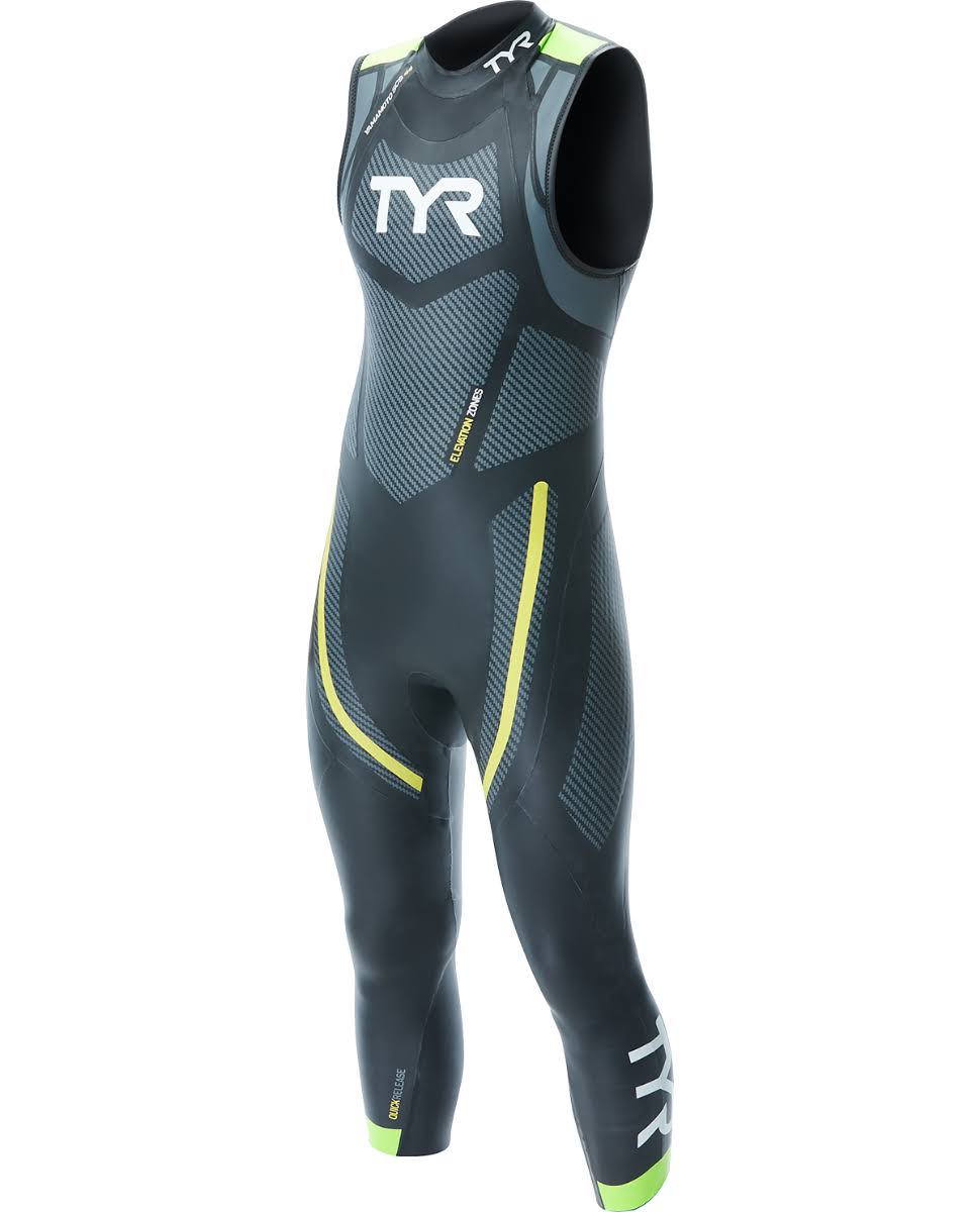 Sleeveless Wetsuit Black Yellow Xs D8424
