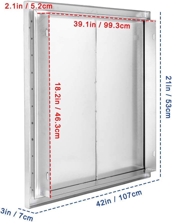 42 W x 21 H Stainless Steel Single Access Door E530