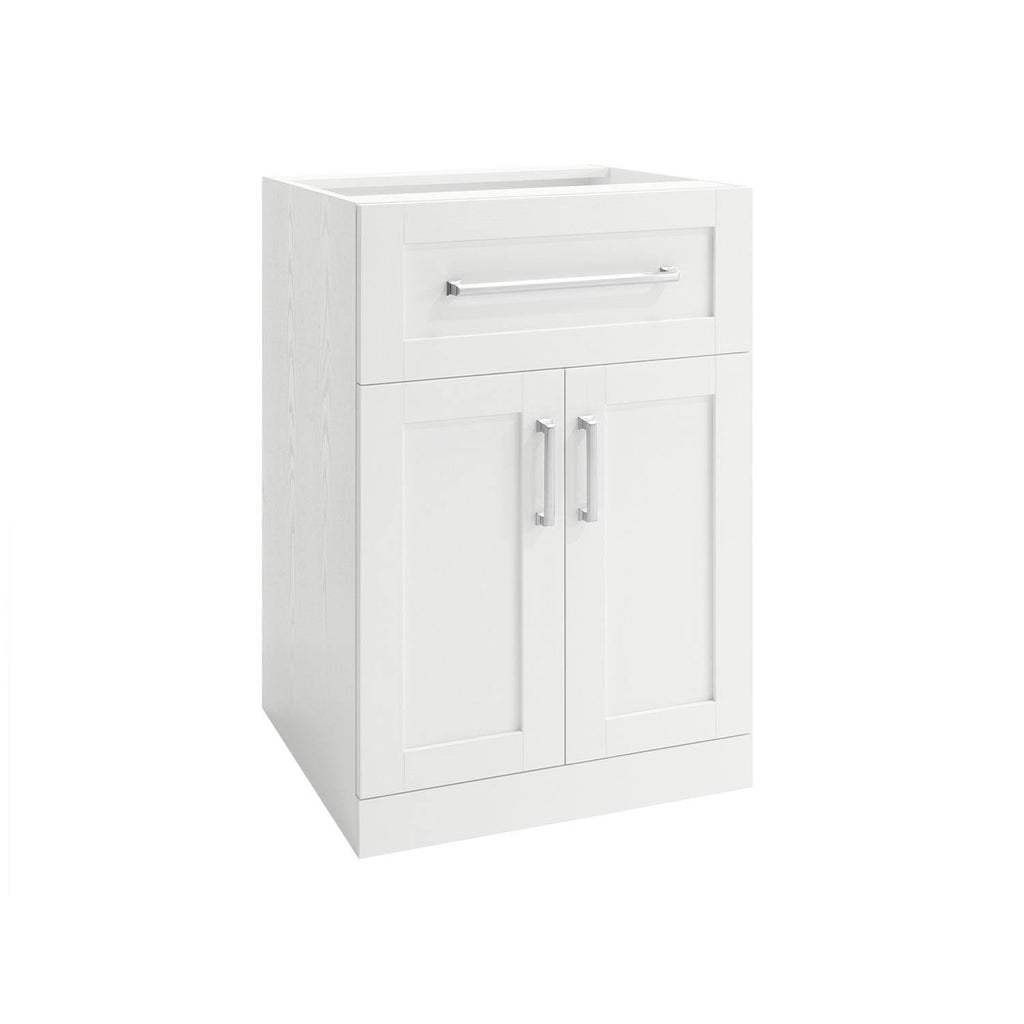 White 2-Door with Drawer Cabinet P726837
