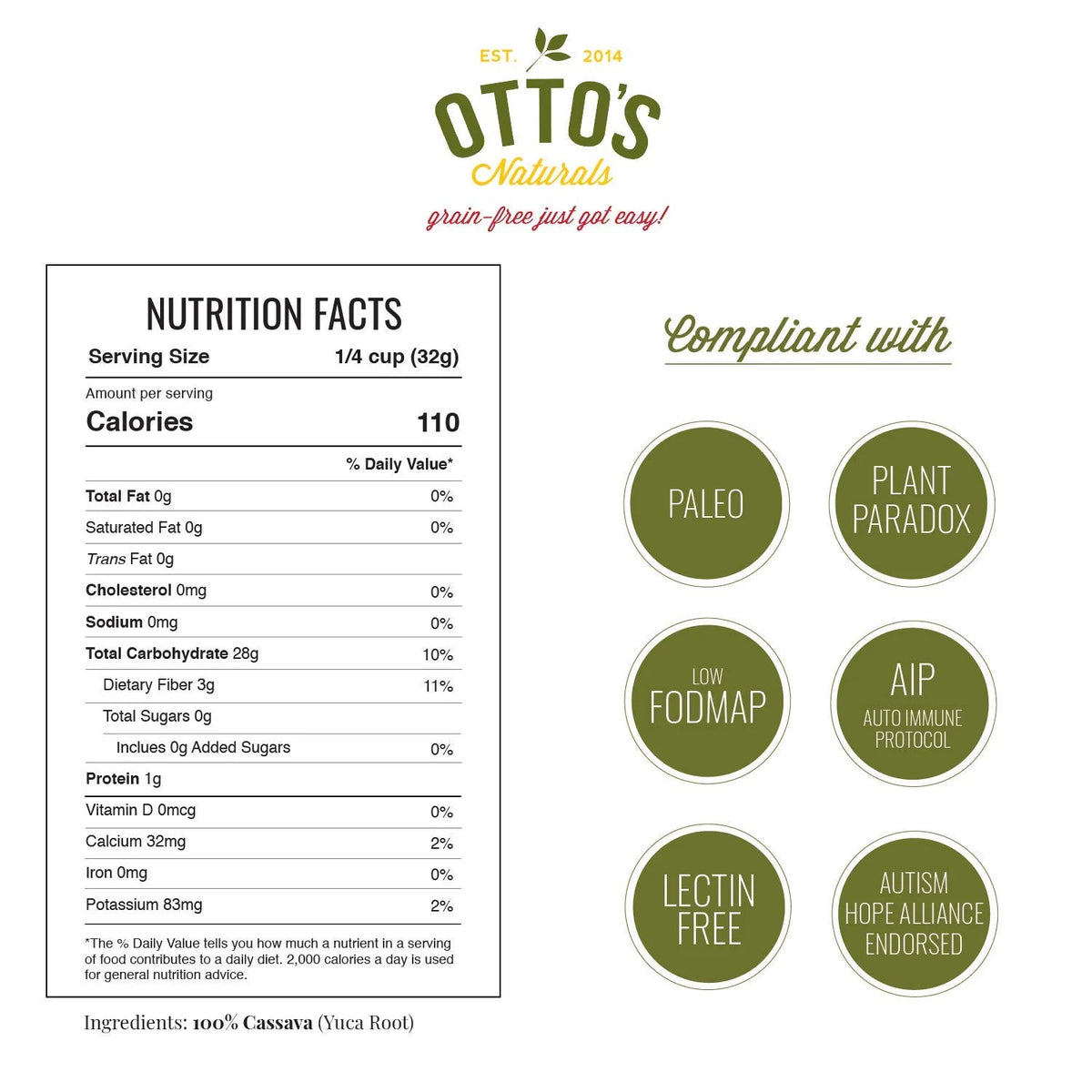 2lb Cassava Flour D583780