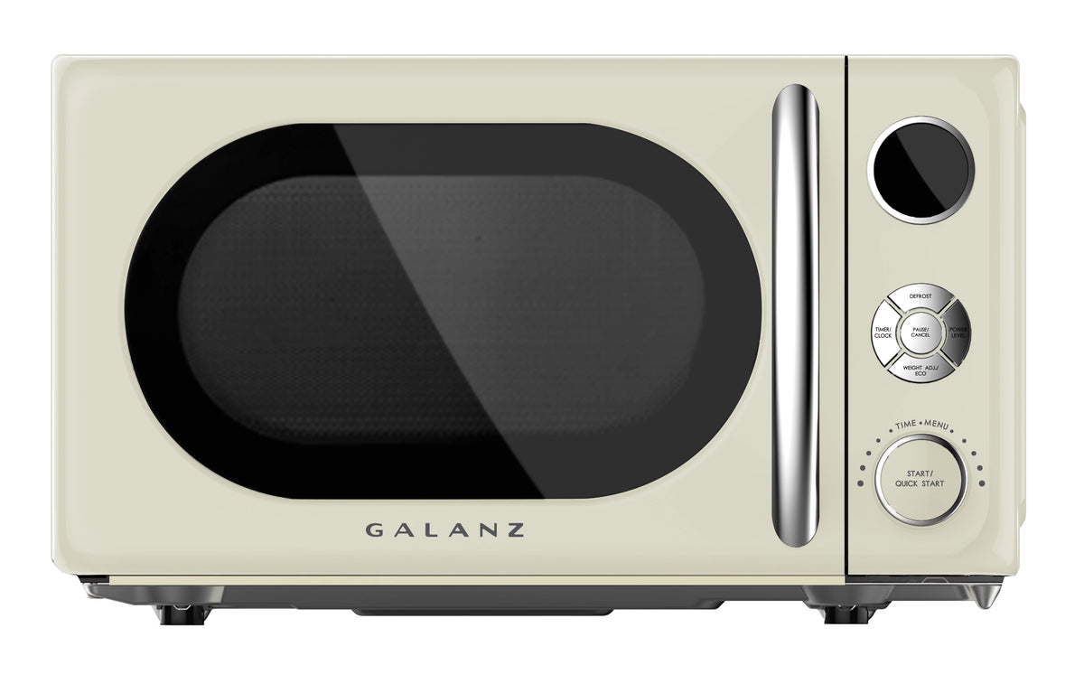 0.7 Cu ft Retro Countertop Microwave Oven, 700 Watts, Blue H848306