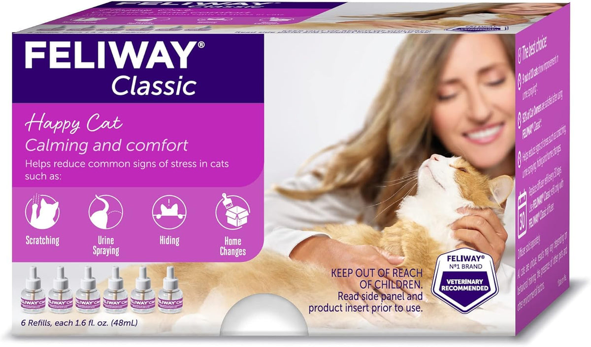 Cat Calming Pheromone 30 Day Refill 6 Pack U23555
