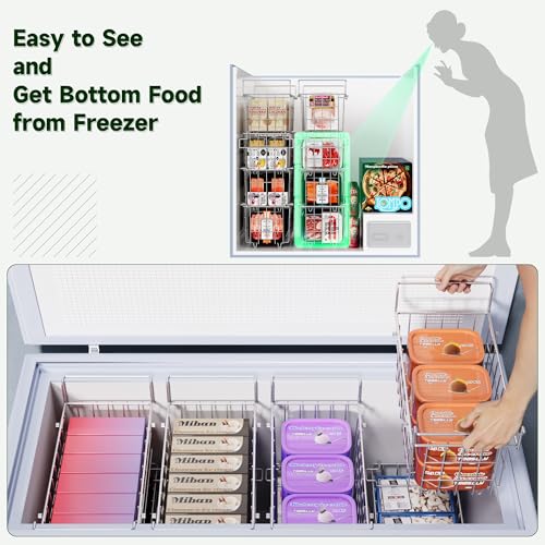 Adjustable Expandable Freezer Organizer Bins O77078