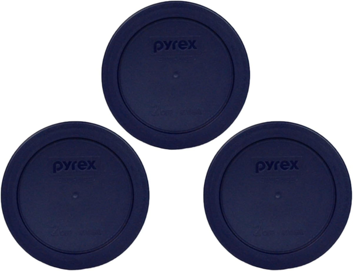 Blue 2 Cup Round Storage Cover 3-Pack N7058
