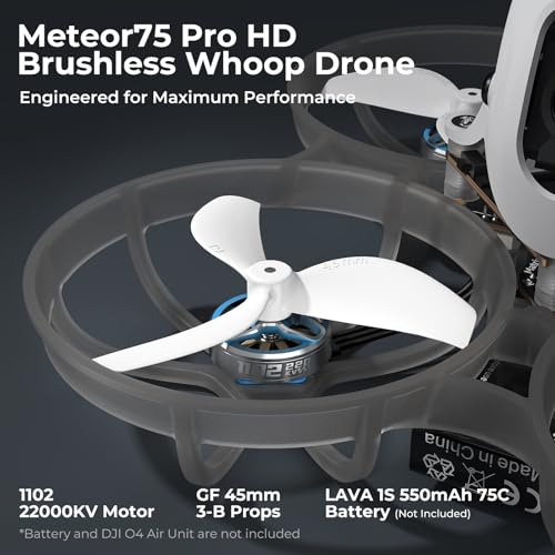 Brushless Whoop Quadcopter with 45mm 3-Blade Prop X447