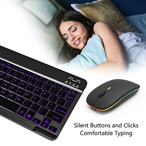 Black Bluetooth Keyboard and Mouse Combo U9263