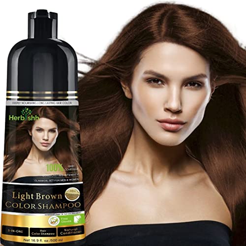 Dark Brown 500 Ml Hair Color Shampoo T47467