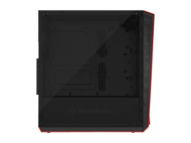 Black Computer Case with Tempered-Glass Side Panel G7453