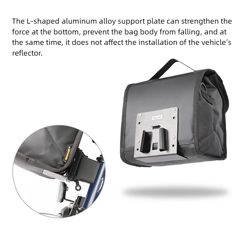 Folding Bike Handlebar Bag with Rain Cover B964