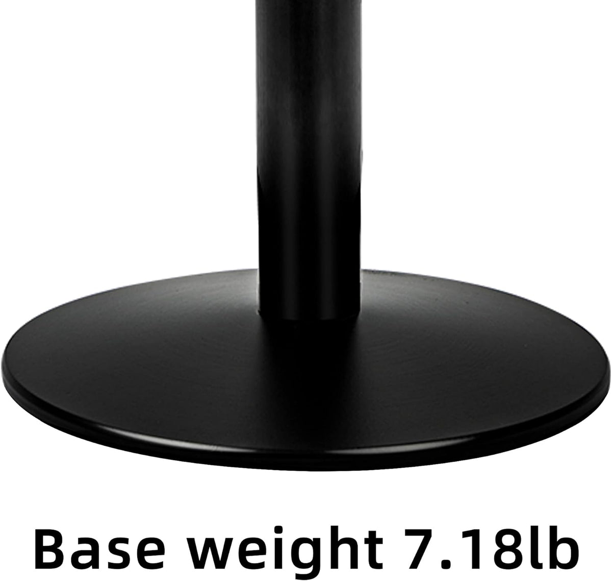 Heavy Duty Cast Iron Sign Base with 12 Diameter Bottom Round Base, 48 Movable Sign Stand Pack of 2 C928778