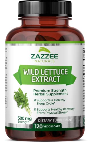 Wild Lettuce Extract 500 mg 120 Vegan Capsules O87230