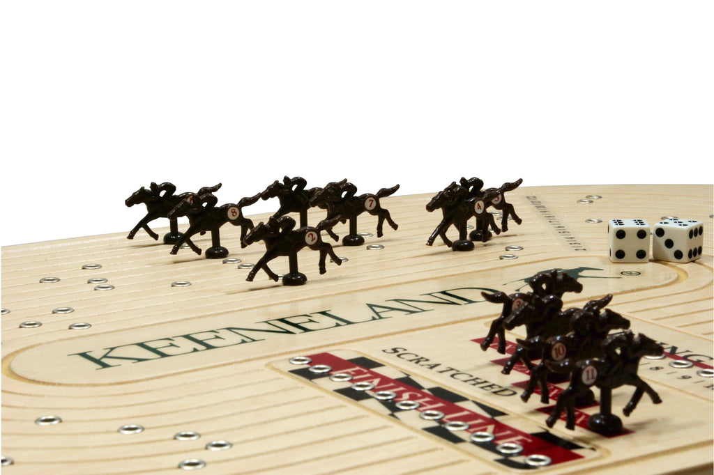 Handcrafted Horseracing Board Game O287572