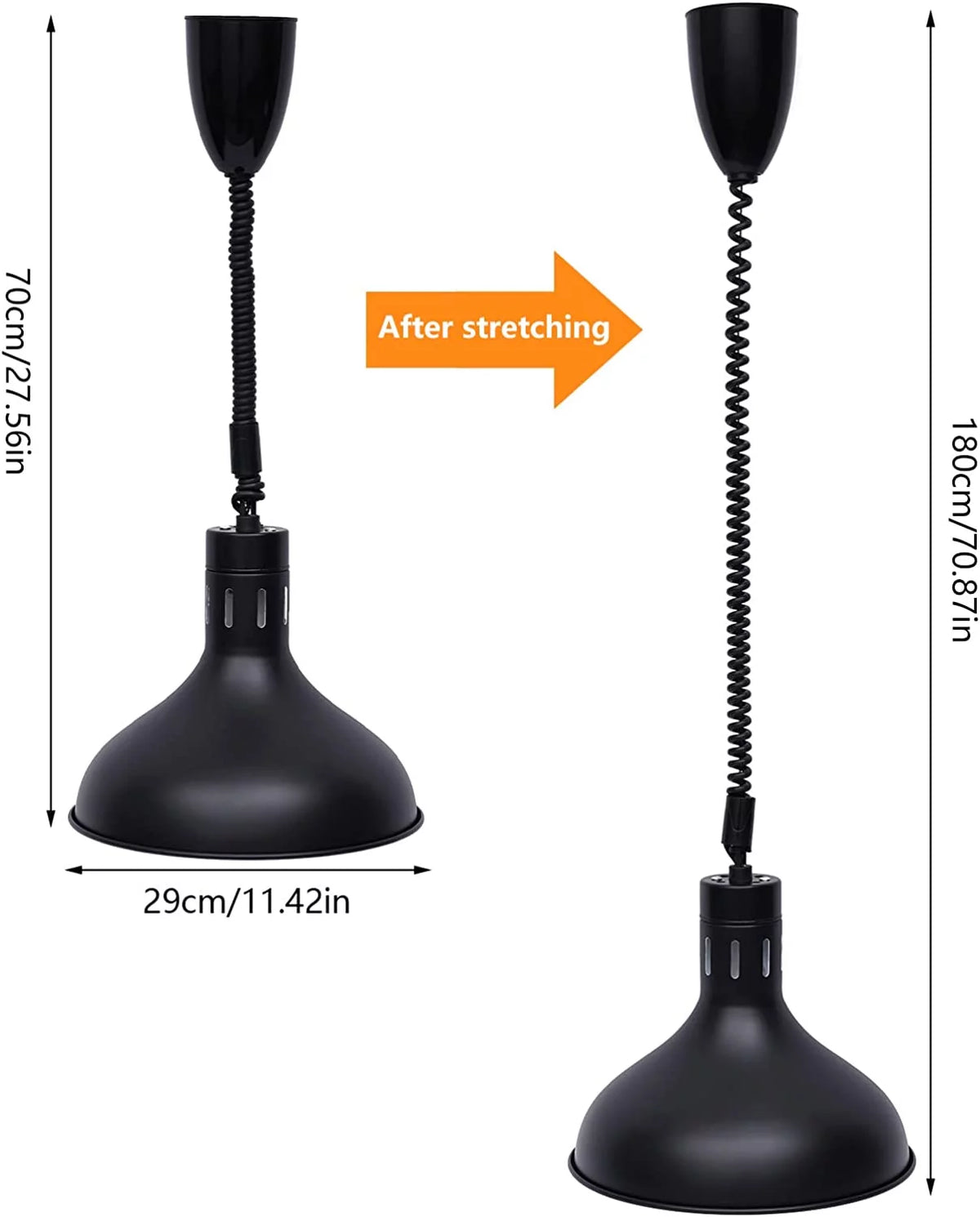 250W Hanging Food Heat Lamp A2515