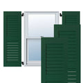 18x22W x 73x22H Exterior Real Wood Pine Open Louvered Shutters (Per Pair) G7945
