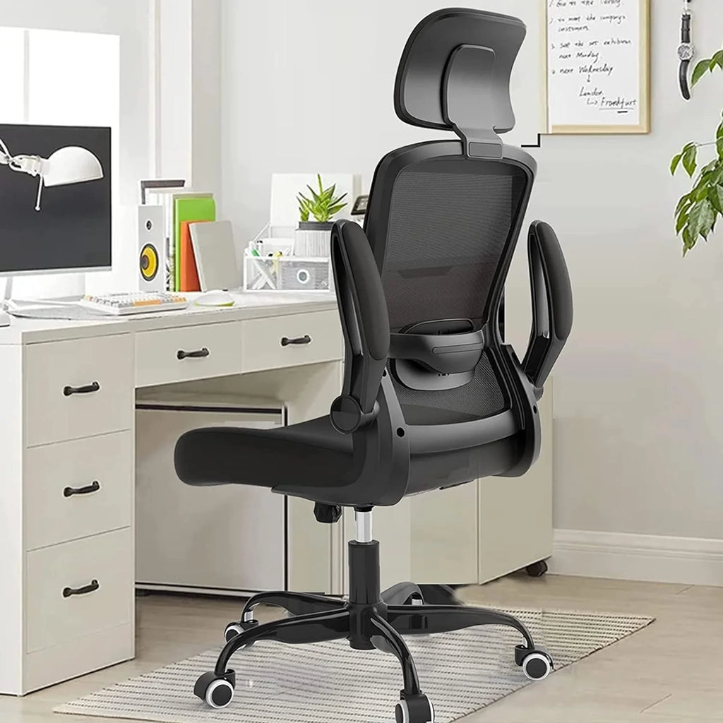 High Back Ergonomic Office Chair with Lumbar Support and Headrest L955
