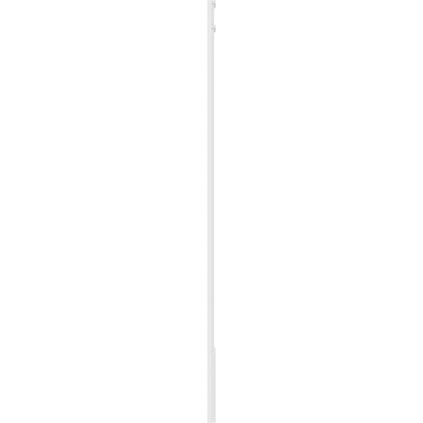 Flat Panel PVC Pilaster with Decorative Capital & Base (Pair) B3618
