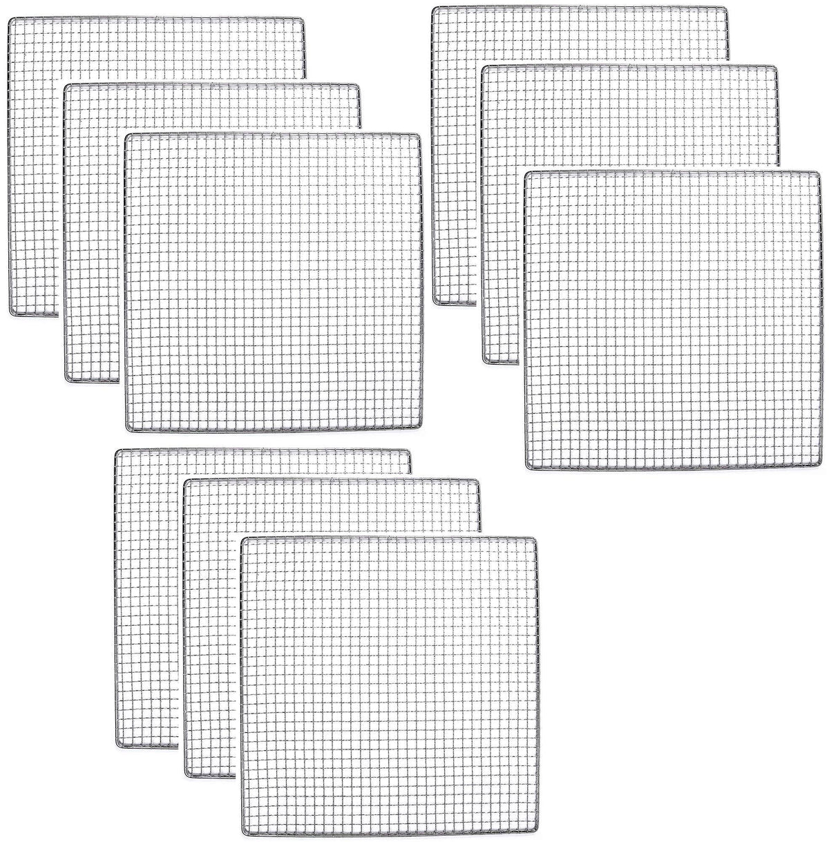 9 Stainless Steel Trays Food Dehydrator Replacement Mesh Screen K60294