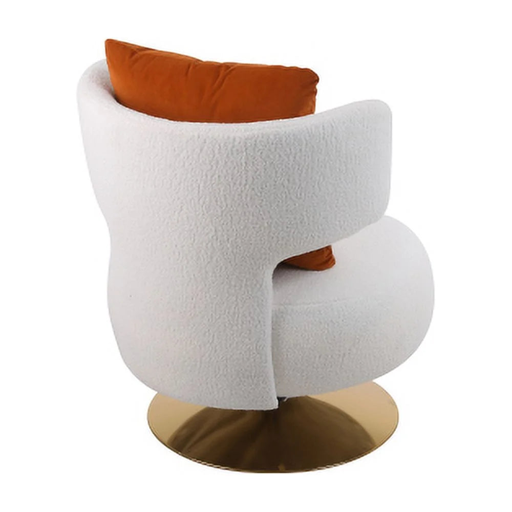 Swivel Accent Chair Armchair Fabric A751728