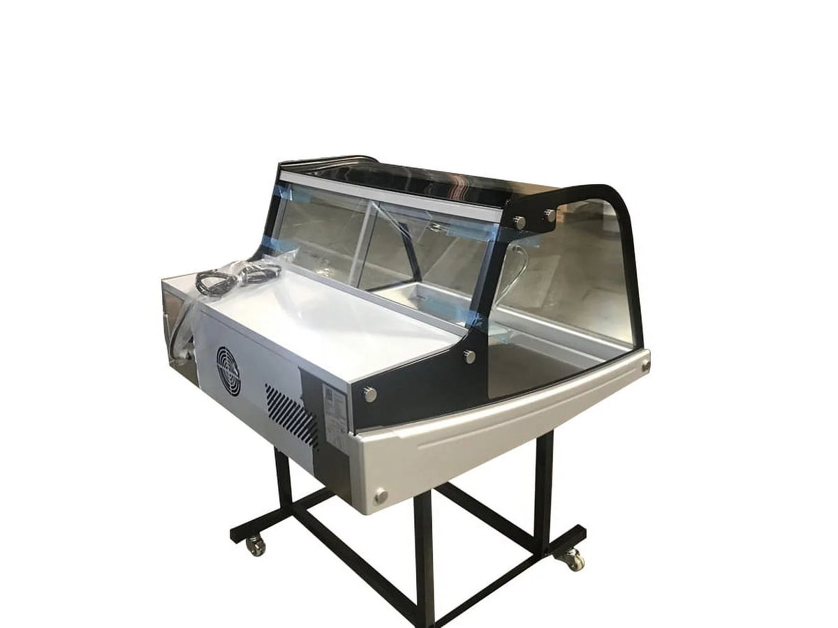 36" Showcase Refrigerator on Wheels F3665