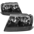 Black Housing Clear Corner Headlight Headlamps E394586