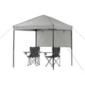 6' x 6' Gray Instant Outdoor Canopy X854