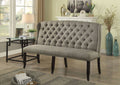 Light Gray 3 Seater Love Seat Bench H17078