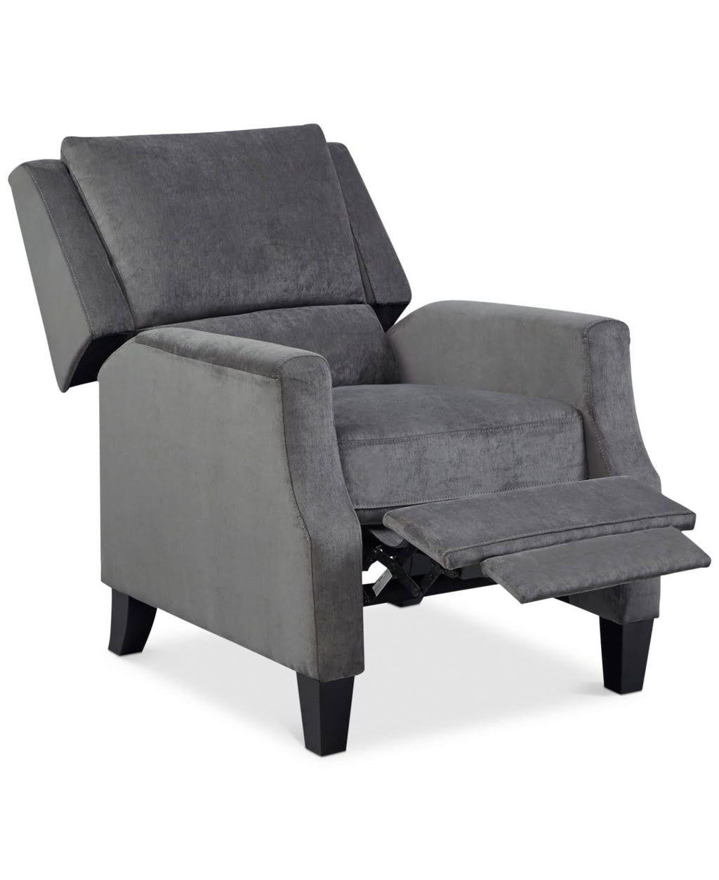 Grey Push Back Recliner K6123