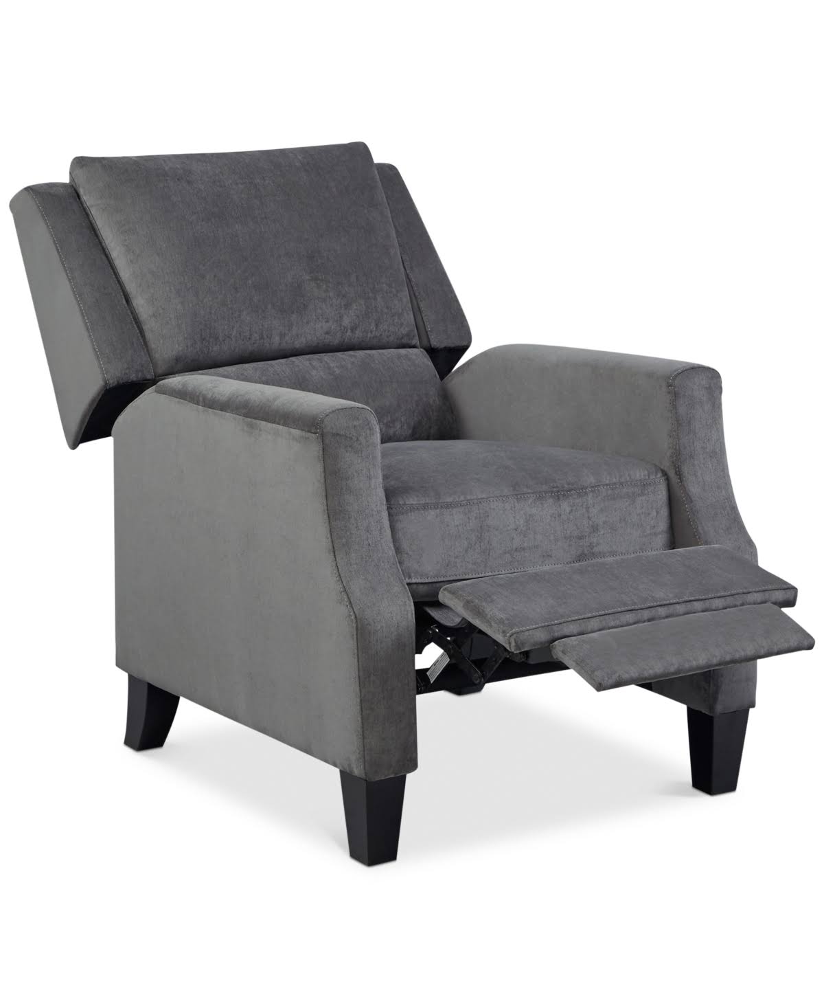 Grey Push Back Recliner K6123