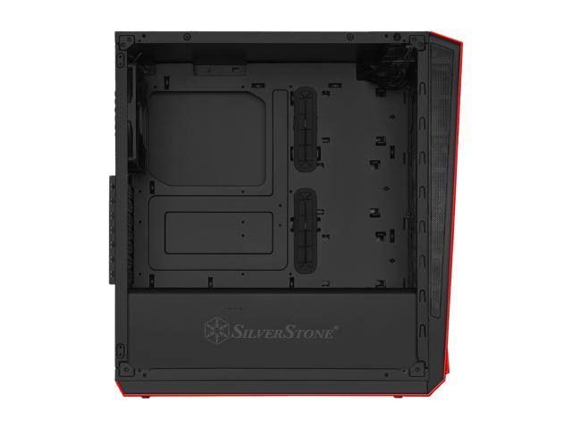 Black Computer Case with Tempered-Glass Side Panel G7453