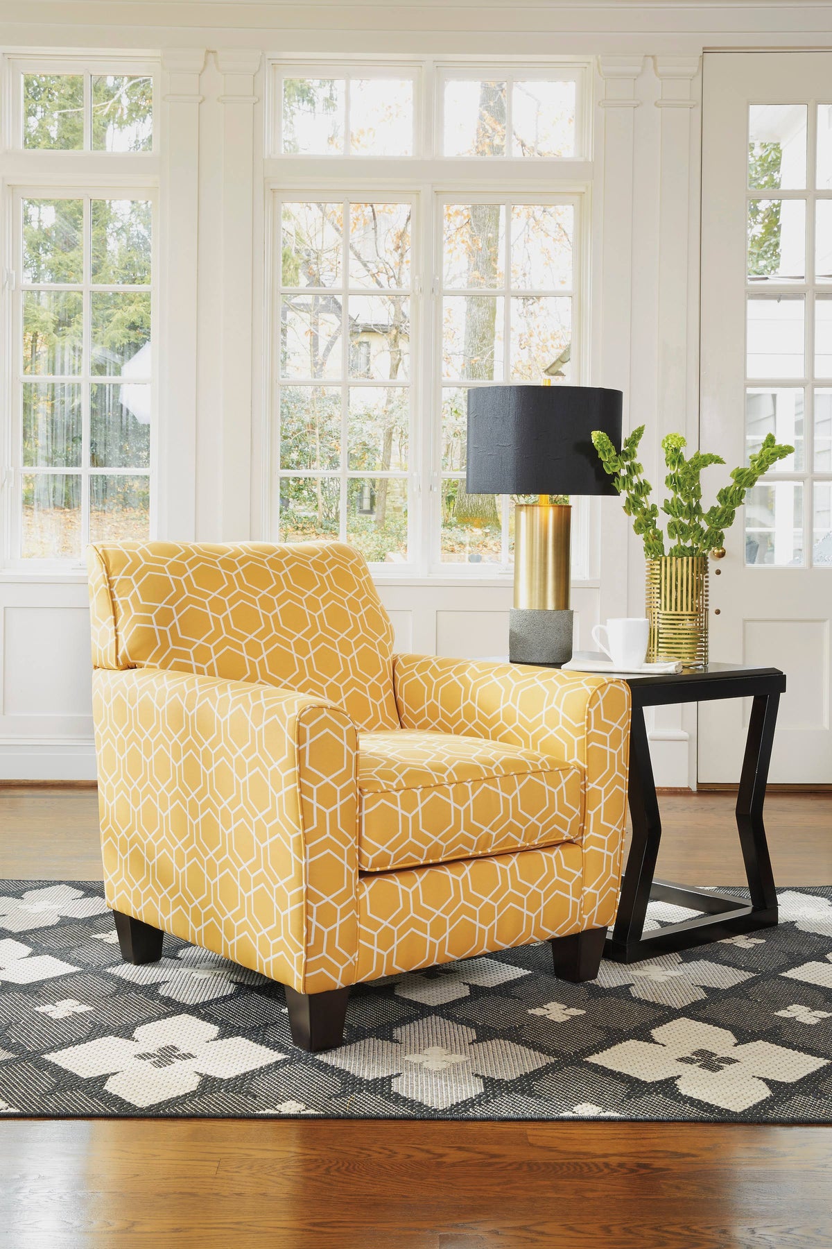 Gold Accent Chair M28811