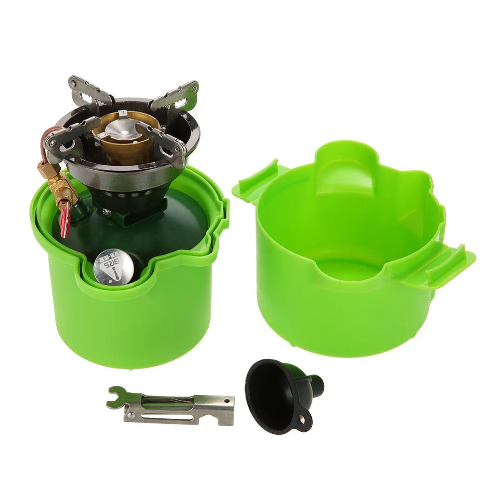 Portable Gasoline-burning Camping Furnace Cooker D63396