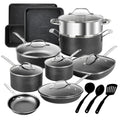 20 Pcs Nonstick Granite Stone Cookware and Bakeware Set E703720