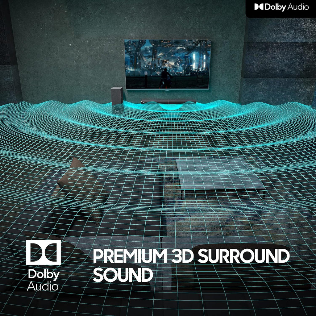 2.1 CH Soundbar with Subwoofer, 240W PMPO B5412