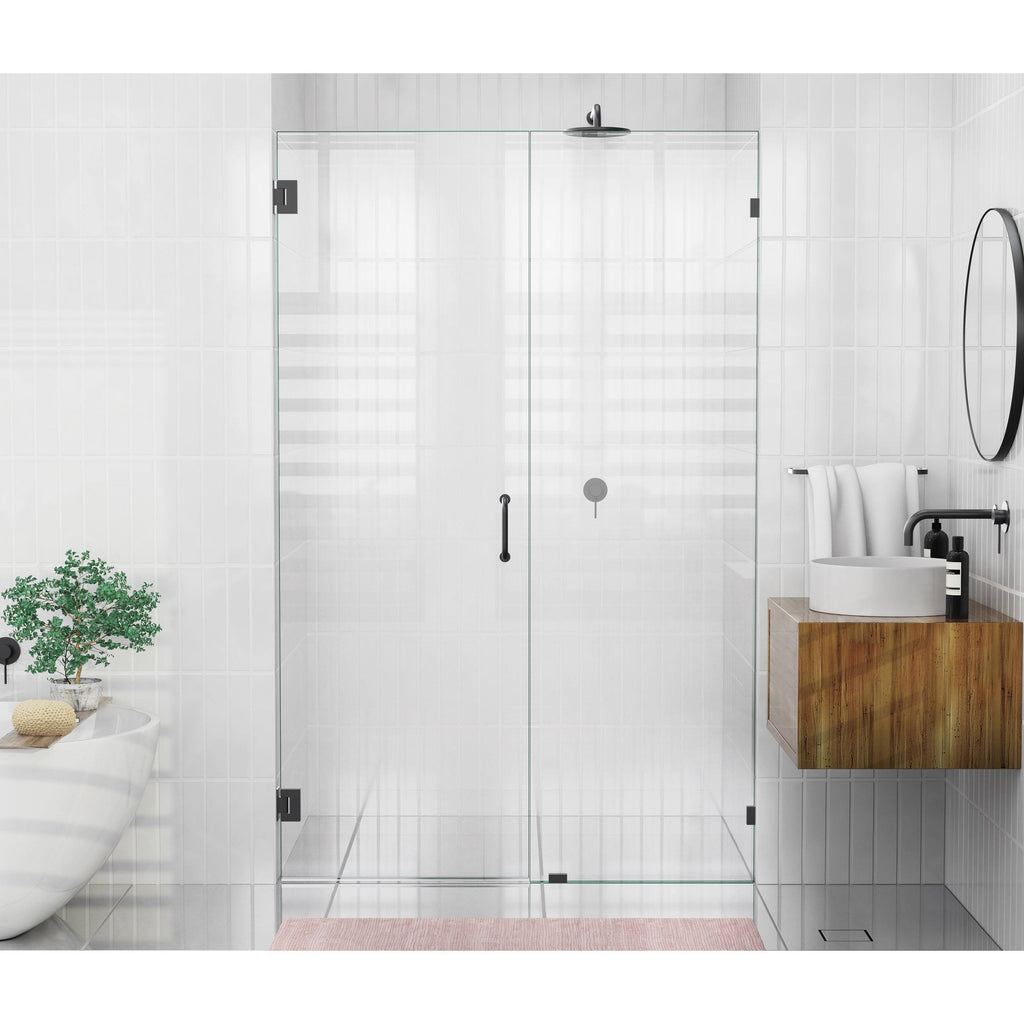 Frameless Shower Door Wall Hinge Matte Black J956920