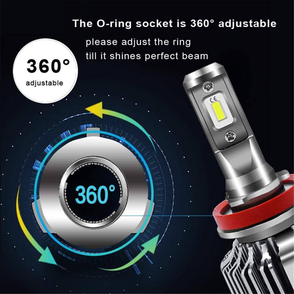 H13 9008 LED Headlight Bulbs, 6000K Xenon White M206375