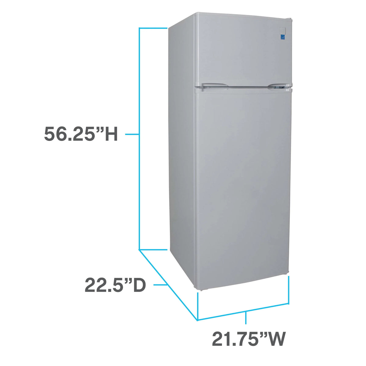 White Top Freezer Refrigerator A65881