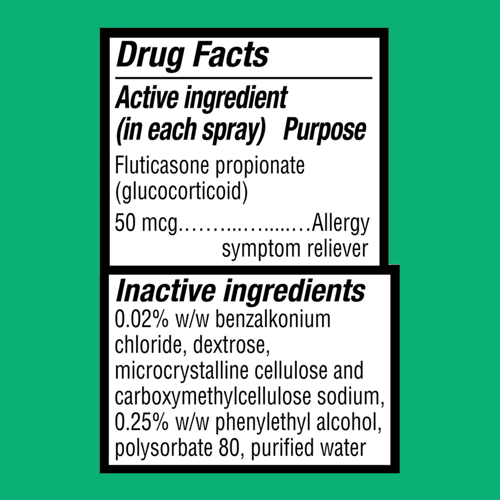 Non-Drowsy Fluticasone Propionate Nasal Spray, 50 mcg, 72 Sprays E107