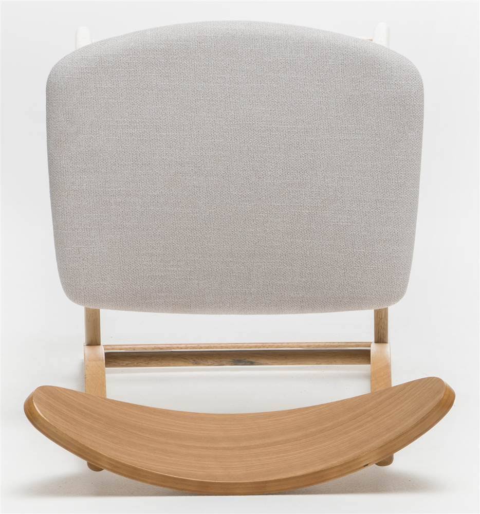 Oak Finish Light Beige Counter Stool, Set Of 2 R5652