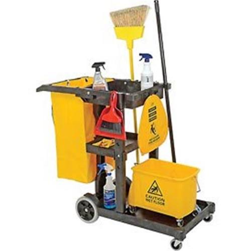 Gray Janitor Cart O48780