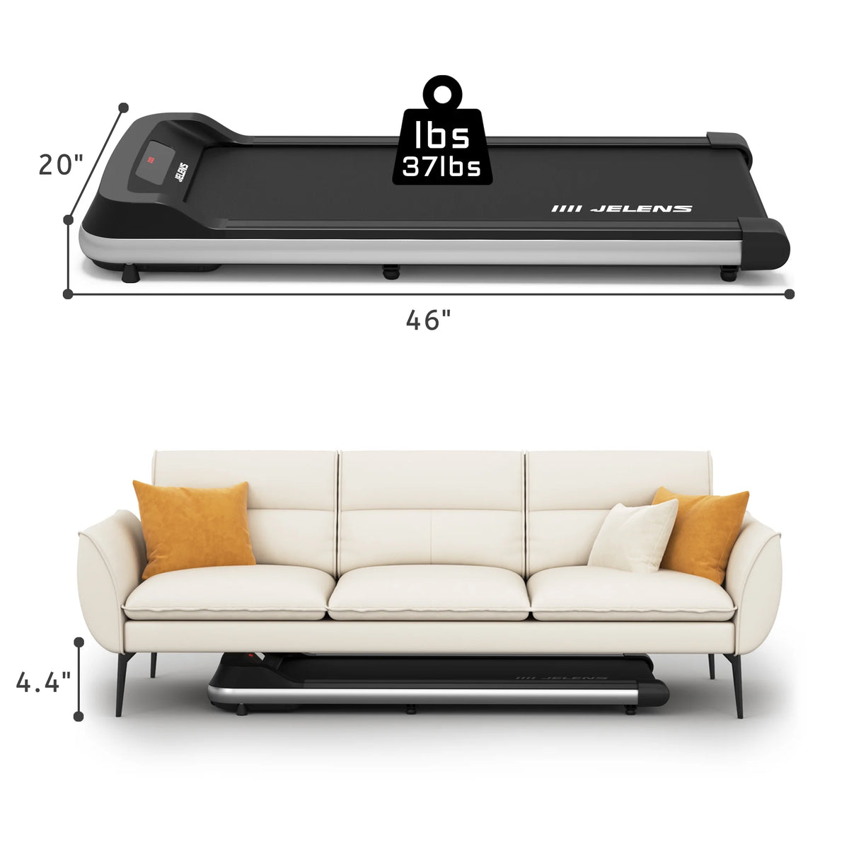 2 in 1 Treadmill with Remote Control H292