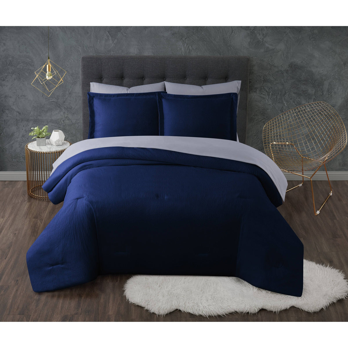 5 Piece Twin XL Bed in A Bag - Grey U372380