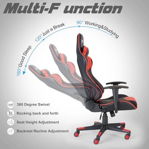 High Back Ergonomic Swivel Gaming Chair Q916