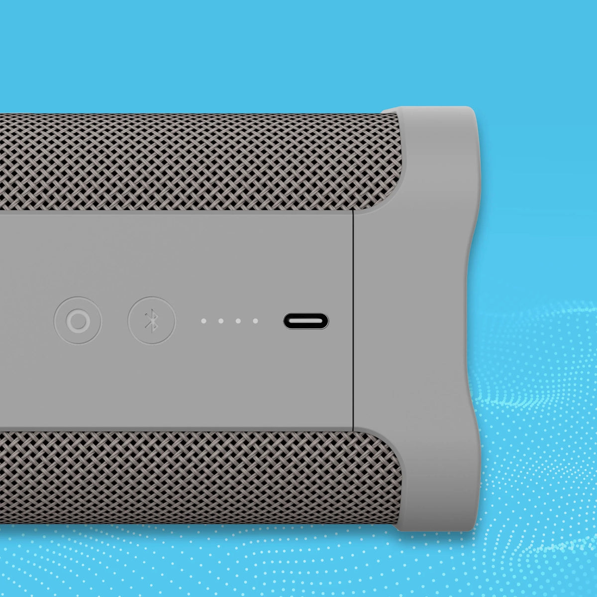 Compact Tough Wireless Speaker, Light Grey G164176