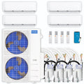 54,000 BTU 4 Zone Ductless Air Conditioner and Heat Pump L69299