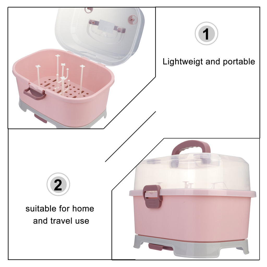 Milk Bottle Case Baby Bottle Drying Rack Box B84589