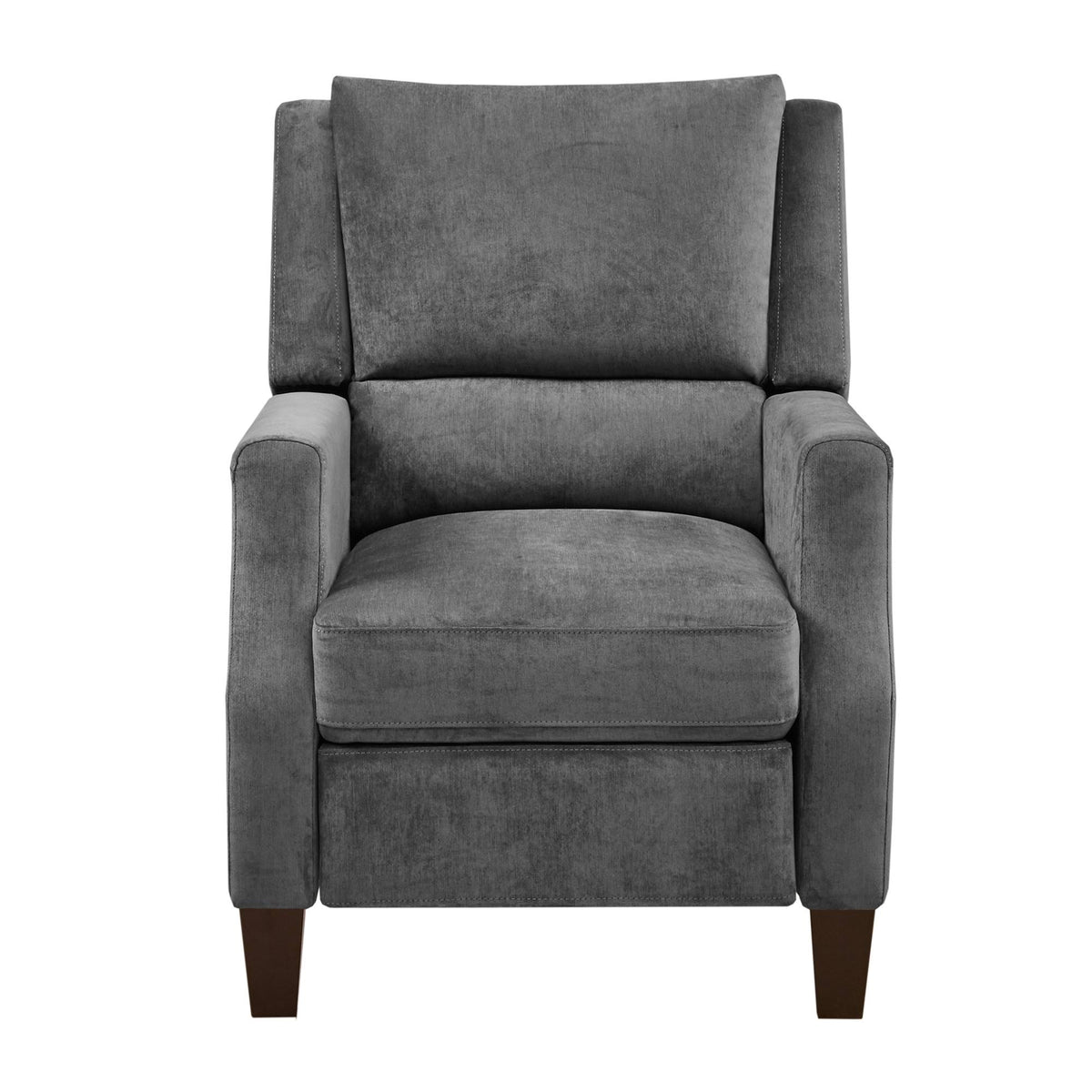 Grey Push Back Recliner K6123